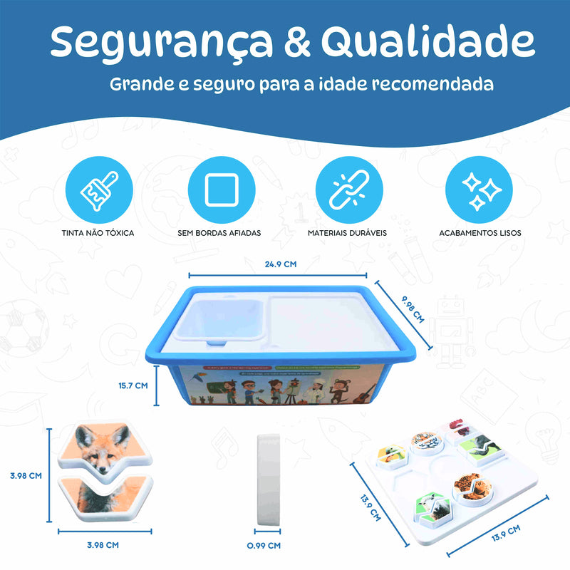 Load image into Gallery viewer, Jogo Poly Match - Animais