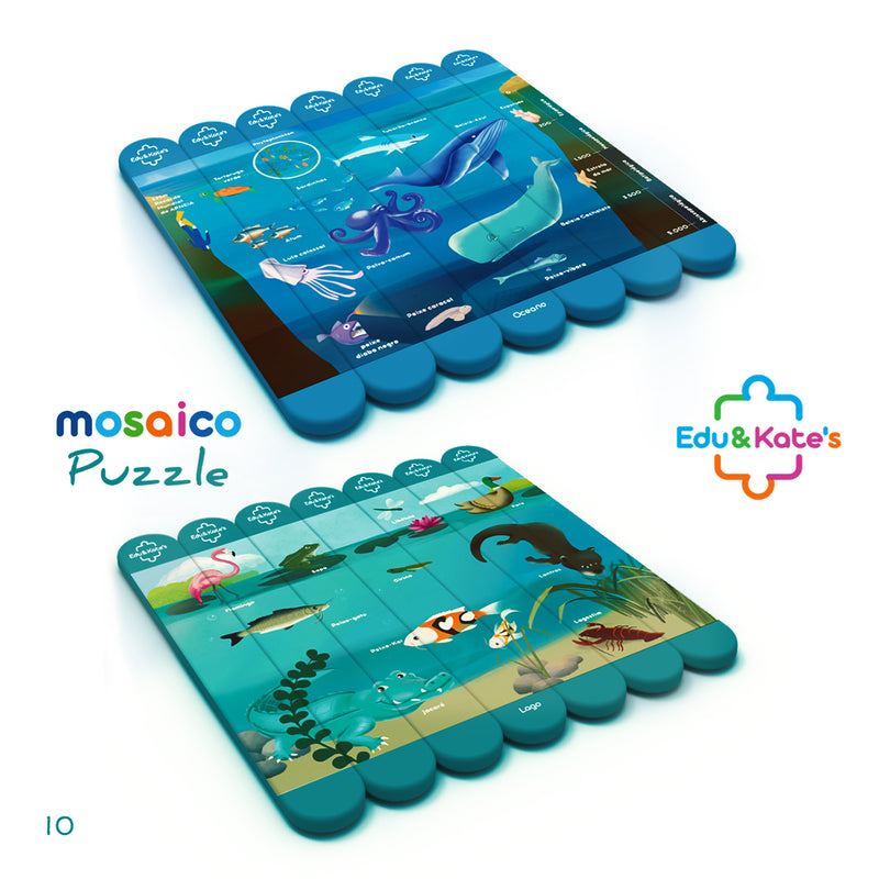 Cargue la imagen en el visor de la galería, Kit Mosaico Puzzle Biomas