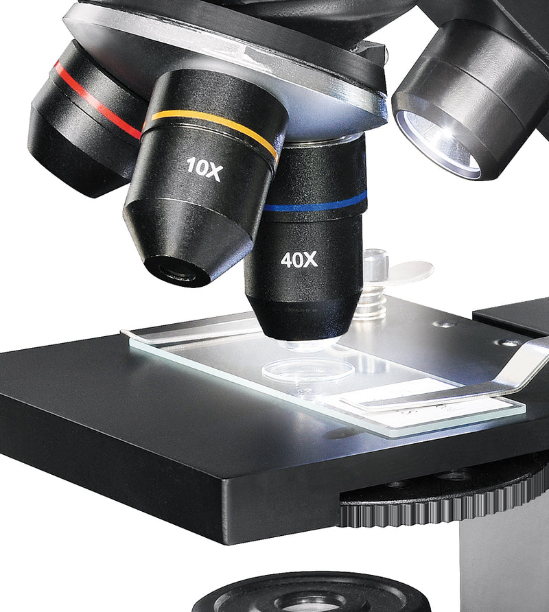 Load image into Gallery viewer, NATIONAL GEOGRAPHIC 40x-1280x Microscope with Smartphone Mount