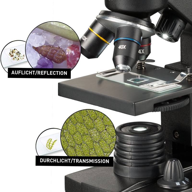 Load image into Gallery viewer, NATIONAL GEOGRAPHIC 40x-1280x Microscope with Smartphone Mount