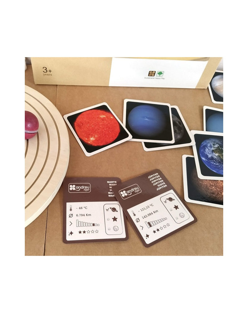 Load image into Gallery viewer, Sistema Solar 3D em Madeira