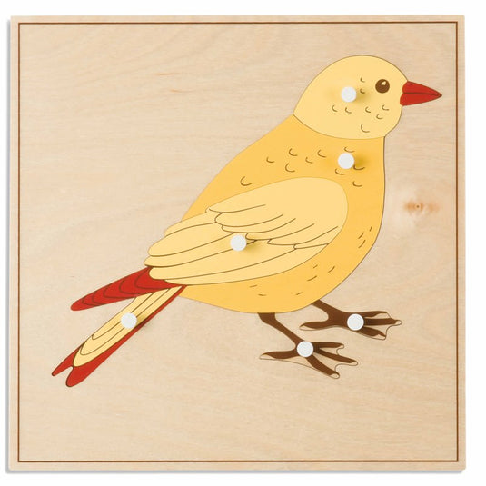 rompecabezas de pájaros de madera