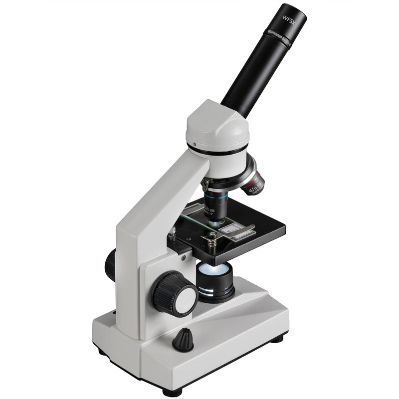 Load image into Gallery viewer, BRESSER Biolux DLX 20x–1280x microscope with metal frame