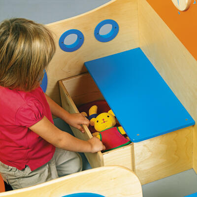 Load image into Gallery viewer, Barco ‘’ Faz de Conta’’ em madeira