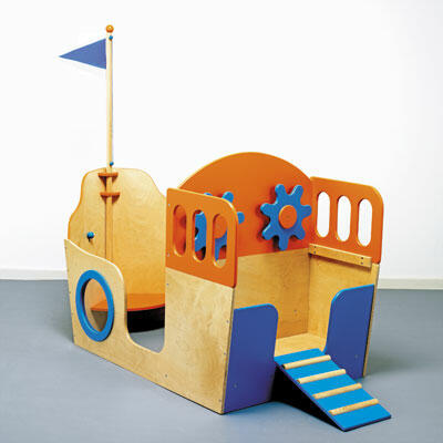 Load image into Gallery viewer, Barco ‘’ Faz de Conta’’ em madeira