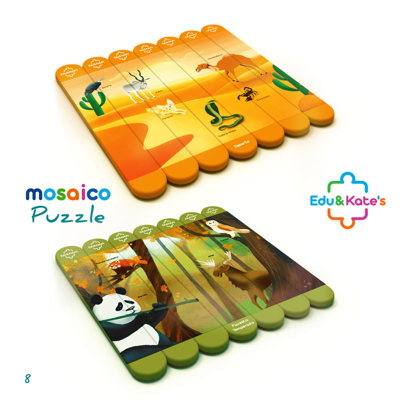 Cargue la imagen en el visor de la galería, Kit Mosaico Puzzle Biomas