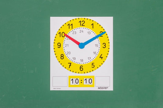 Reloj de pizarra magnética