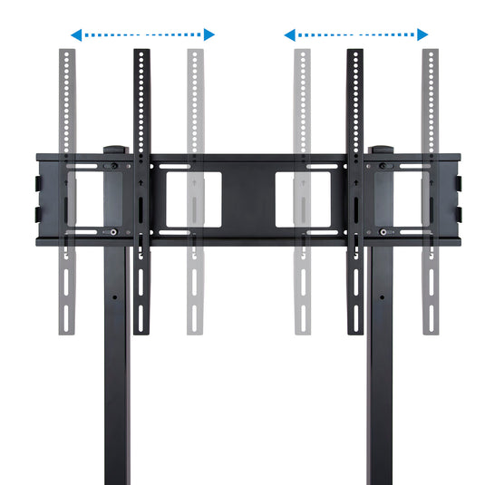 Floor stand with wheels for 37"-100" screens