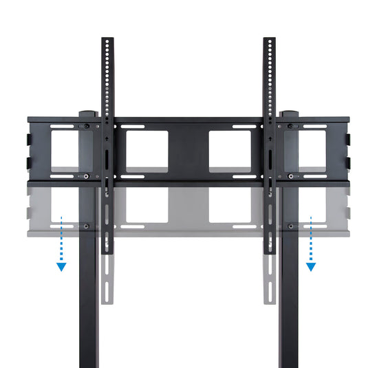 Floor stand with wheels for 37"-100" screens