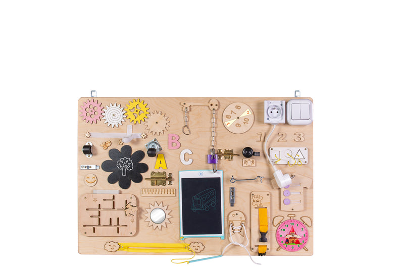 Carregar imagem para visualizador de galeria, Painel Sensorial em Madeira Natural