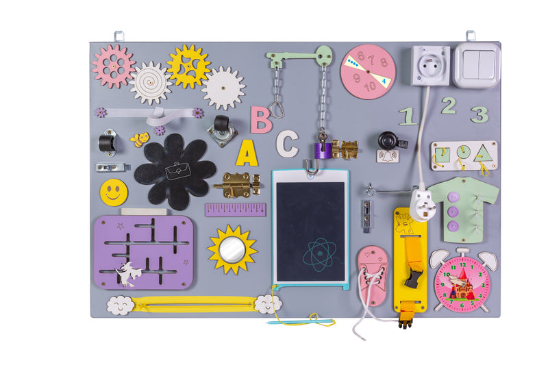 Carregar imagem para visualizador de galeria, Painel Sensorial em Madeira Natural