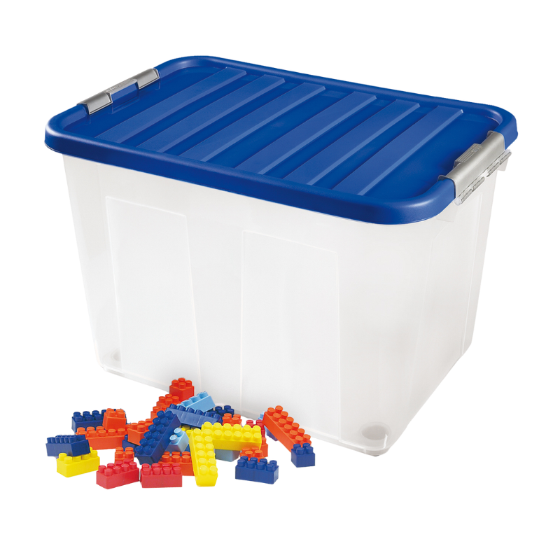 Carregar imagem para visualizador de galeria, Contentor com 4 kg de Blocos de Construção Coloridos