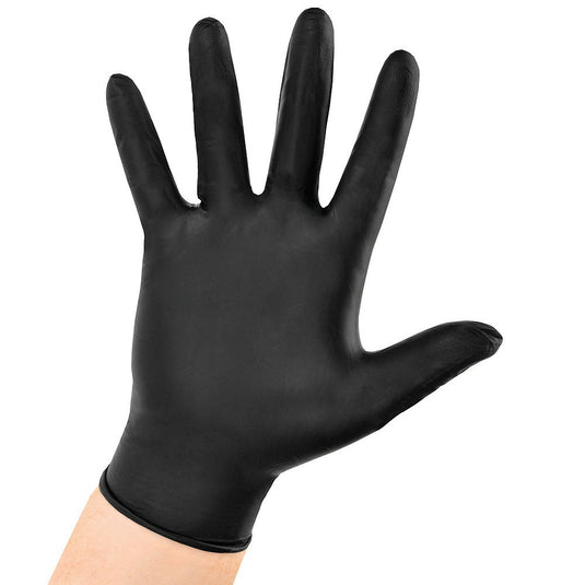 Guantes de nitrilo sin polvo (caja de 100)