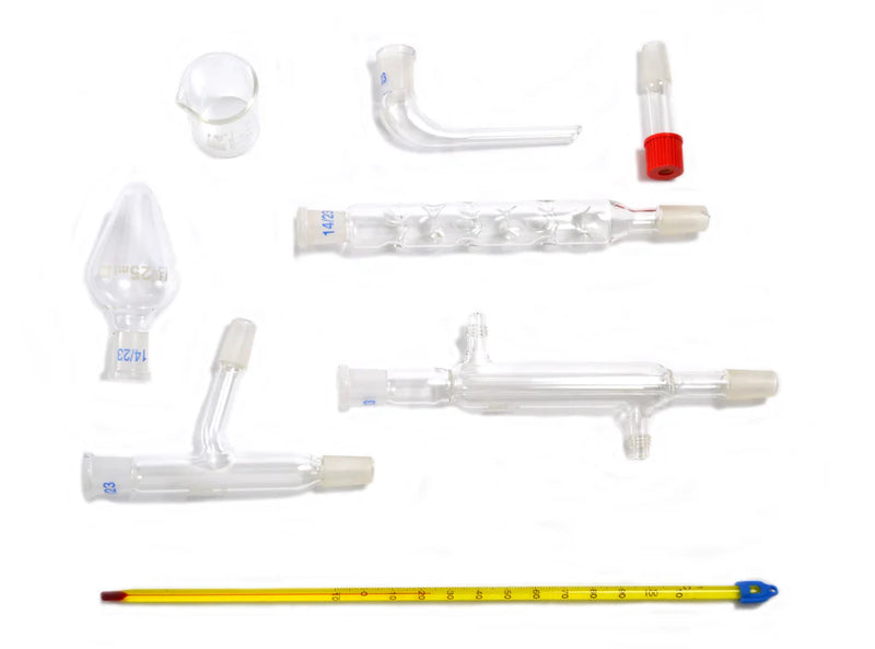 Carregar imagem para visualizador de galeria, Conjunto de Vidraria para Química Orgânica – 8 Peças