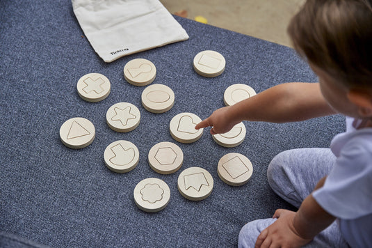 Piezas de madera por dentro y por fuera