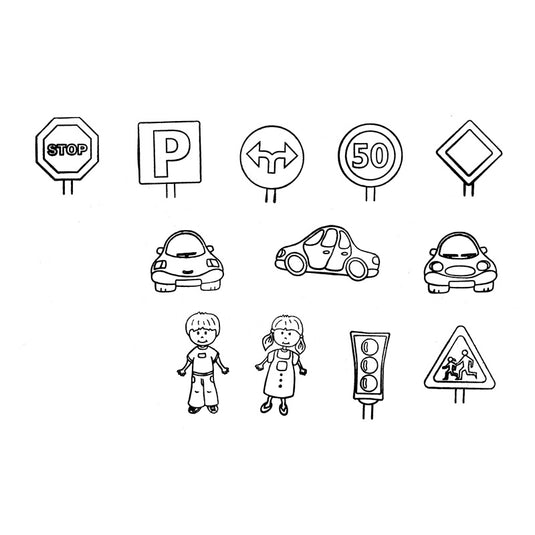 Carimbos prevenção rodoviária