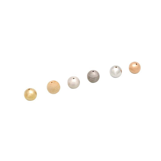 Conjunto de 6 bolas perfuradas