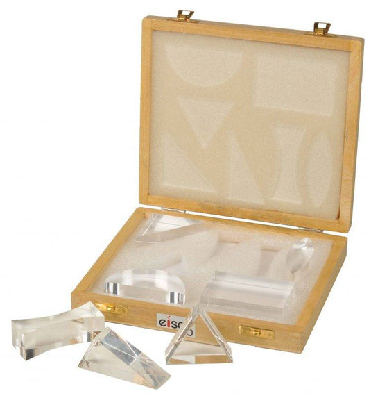 Set of 7 acrylic optical blocks