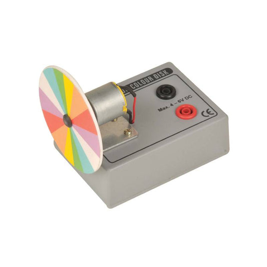 Disco de Newton con motor eléctrico