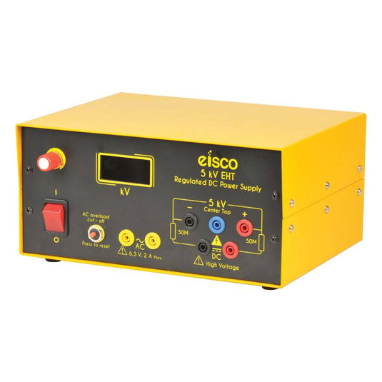 Fonte de alimentação regulável, digital de alta tensão E.H.T. (5KV)