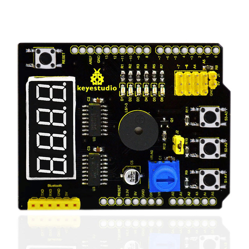 Load image into Gallery viewer, Multifunction Shield V2 for Arduino Keyestudio