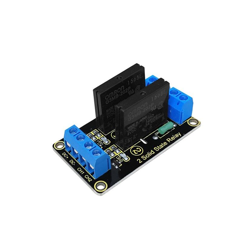 Load image into Gallery viewer, Módulo de relé de estado sólido dois canais para Arduino Keyestudio