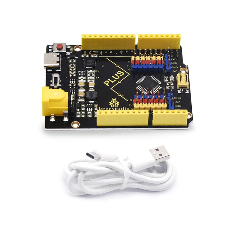 Cargue la imagen en el visor de la galería, Placa controladora UNO R3 Plus para Arduíno