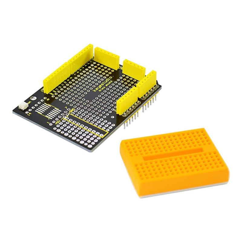 Load image into Gallery viewer, Protoshield com mini breadboard para Arduino Keyestudio