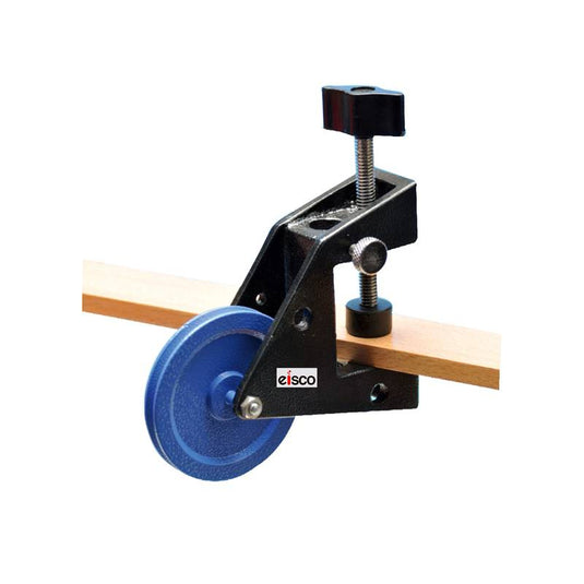 Pulley with universal clamp