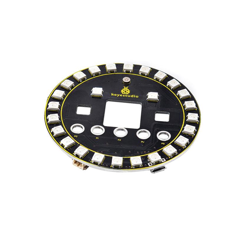 Load image into Gallery viewer, Shield de luz RGB 6812 para placa Micro:bit Keyestudio