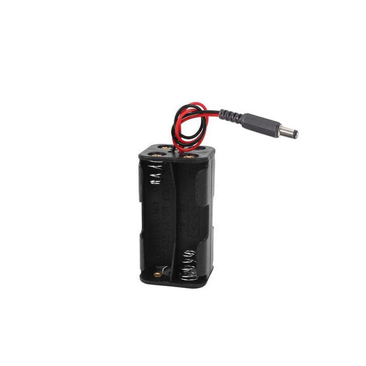 Suporte de 4 pilhas AA 2 x 2 com ficha Plug P4