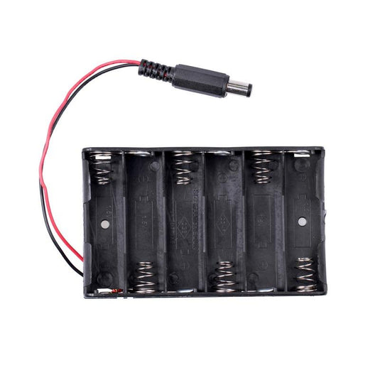 AA battery holder with P4 plug