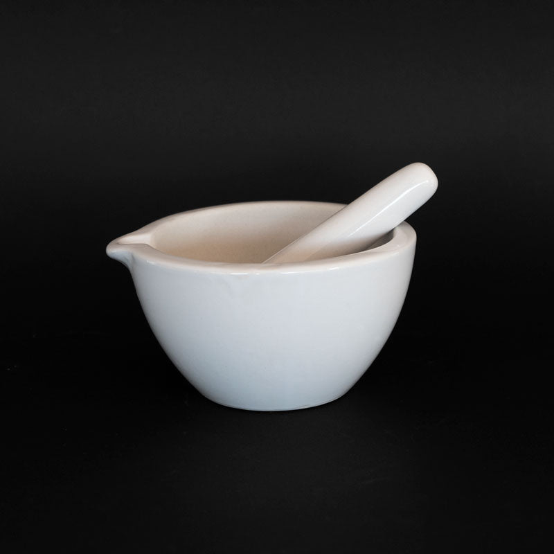 Carregar imagem para visualizador de galeria, Almofariz de porcelana com pilão
