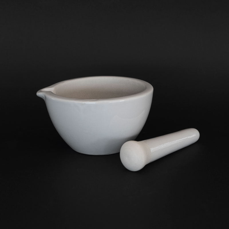 Carregar imagem para visualizador de galeria, Almofariz de porcelana com pilão