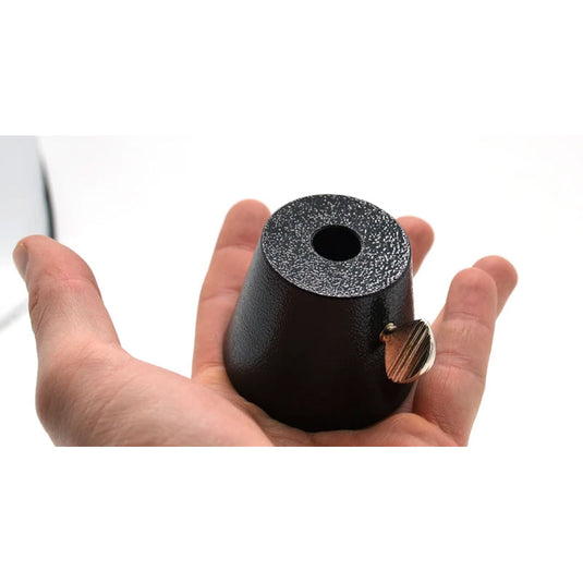 Circular iron base with base