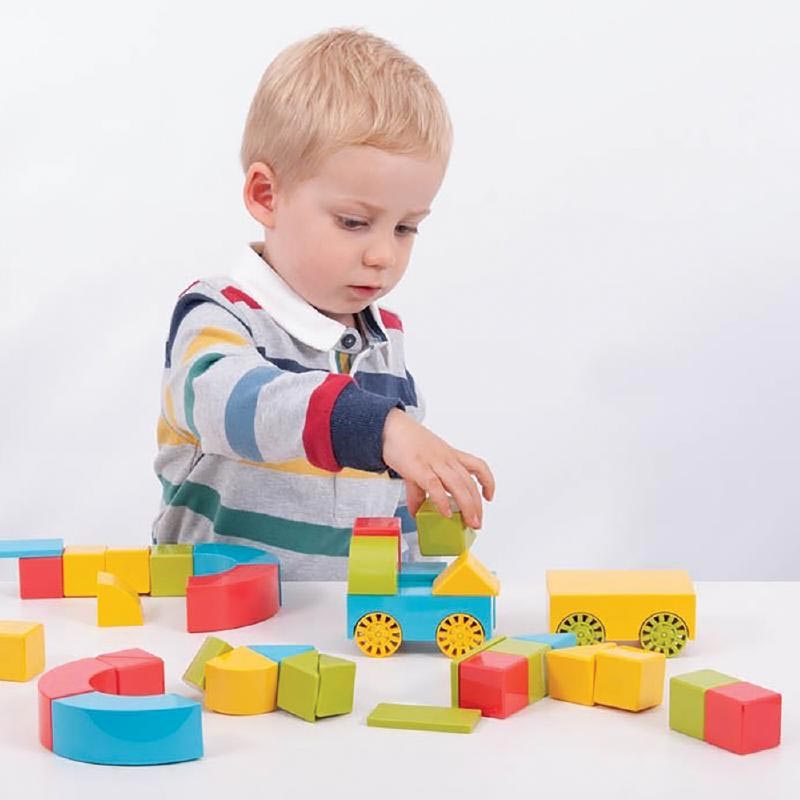 Carregar imagem para visualizador de galeria, Conj. de 36 blocos magnéticos