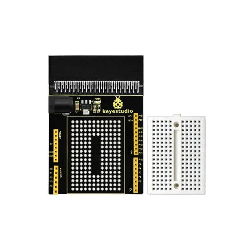 Load image into Gallery viewer, Breakout Board V1 with breadboard for Micro:bit