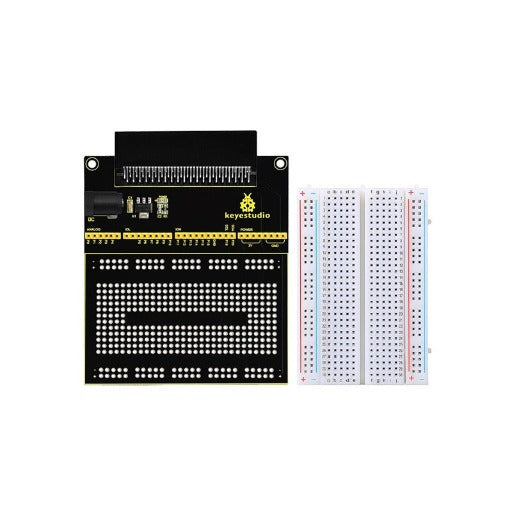 Load image into Gallery viewer, Breakout Board V2 with breadboard for Micro:bit