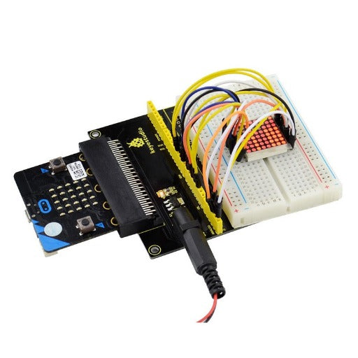 Load image into Gallery viewer, Breakout Board V2 with breadboard for Micro:bit