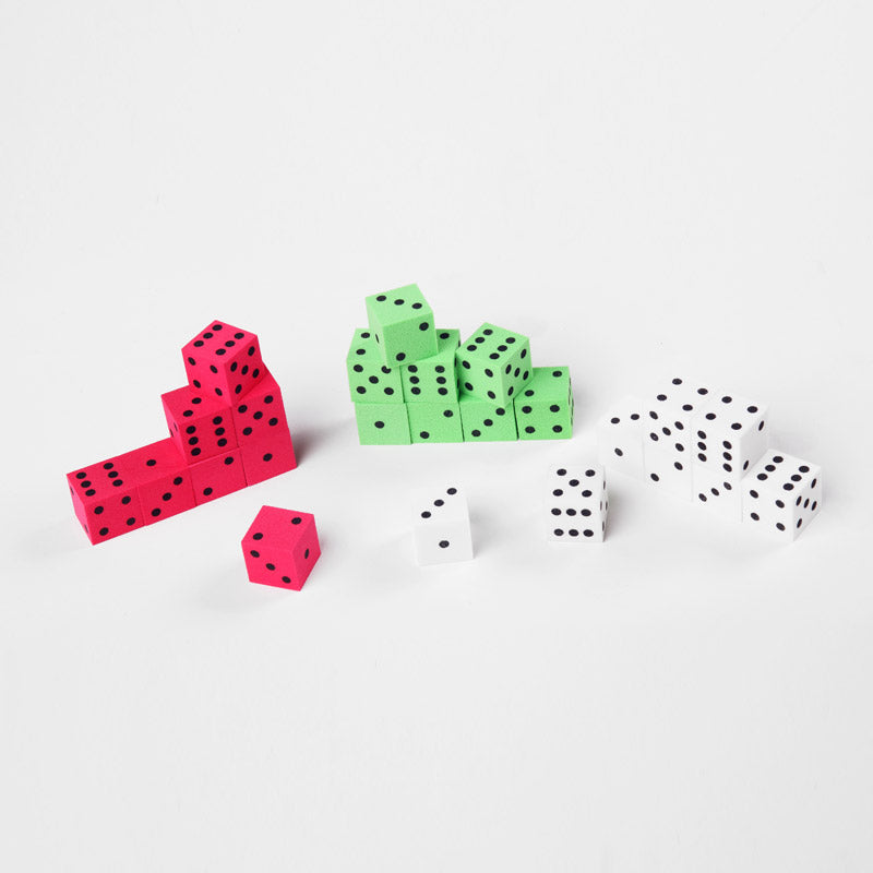 Load image into Gallery viewer, Set of 36 foam dot dice