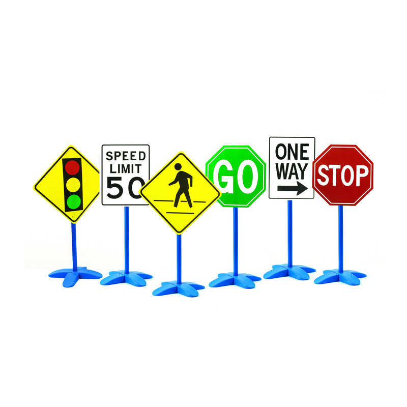 Load image into Gallery viewer, Set of 6 traffic signs