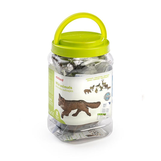 Conjunto de 8 animais do bosque