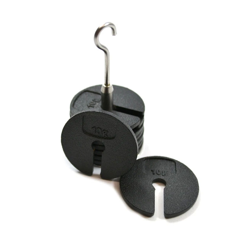 Load image into Gallery viewer, Set of 9 dough hooks with groove, zinc plated