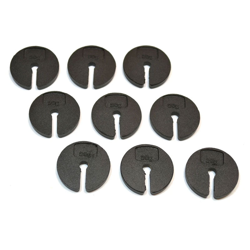 Load image into Gallery viewer, Set of 9 dough hooks with groove, zinc plated
