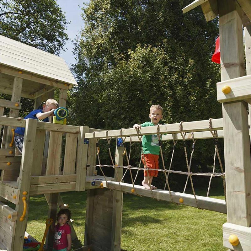 Load image into Gallery viewer, Set of 2 wooden towers with slide