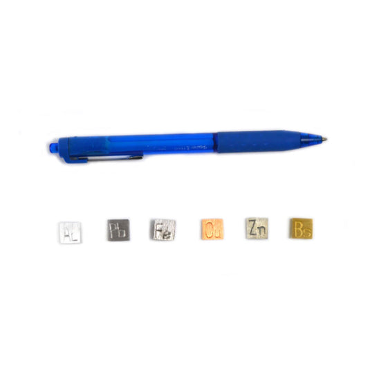 Conjunto de 6 cubos de metal