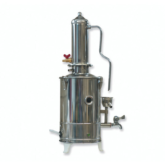 Destilador de aço inox capacidade 5 litros/hora