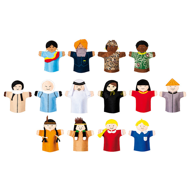 Load image into Gallery viewer, Multicultural puppets