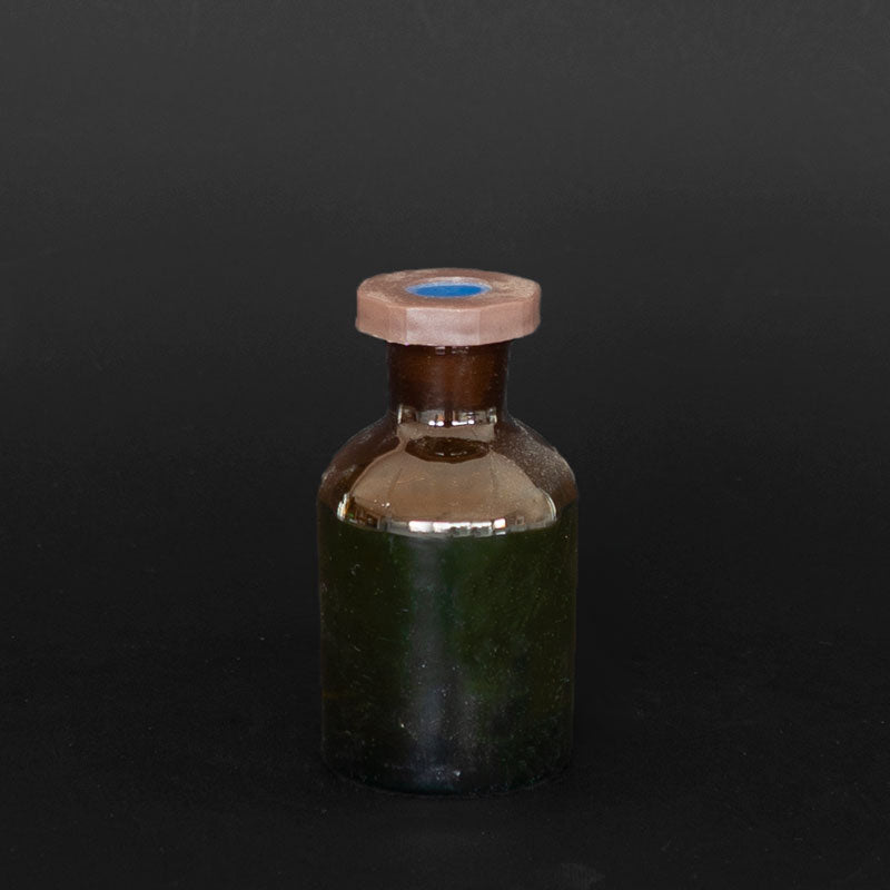 Load image into Gallery viewer, Amber glass bottle with narrow mouth and PE stopper