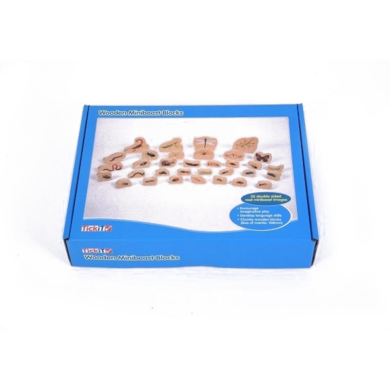 Cargue la imagen en el visor de la galería, juego de madera de insectos